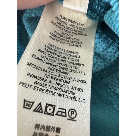 Anthropologie Maeve Pants Corduroy Blue Curved 26 - Picture 11 of 11